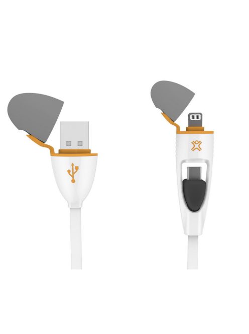 XtremeMac Univerzális USB kábel Lightning/microUSB fejjel