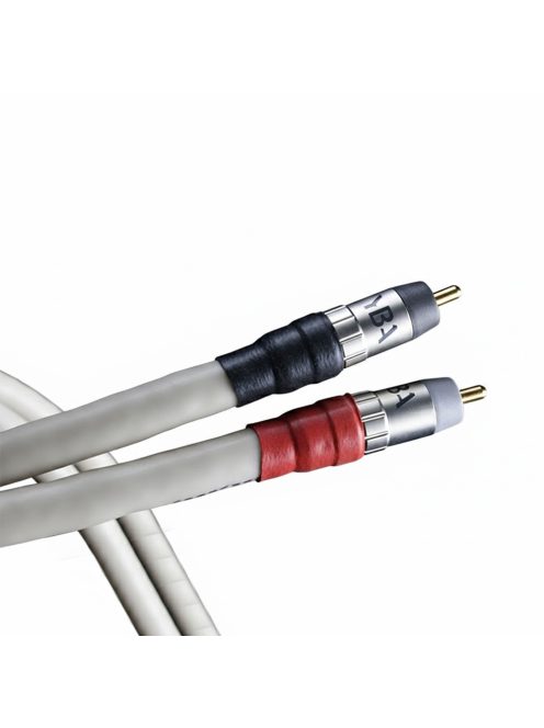 YBA GLASS RCA CABLE - RCA M és RCA M OFC kábel pár teflon szigeteléssel - 123cm