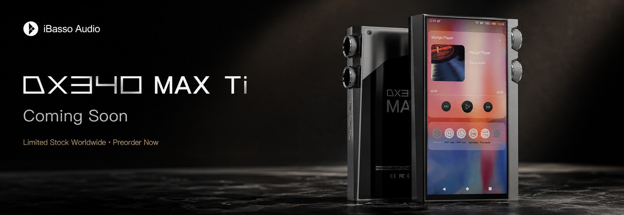 iBasso DX340 MAX Ti preorder banner
