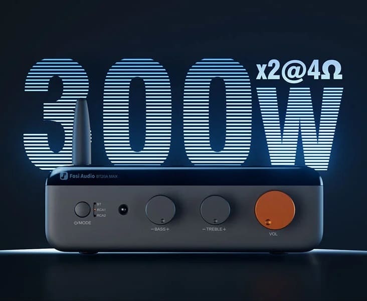 Fosi Audio BT20A MAX 300 W teljesítmény