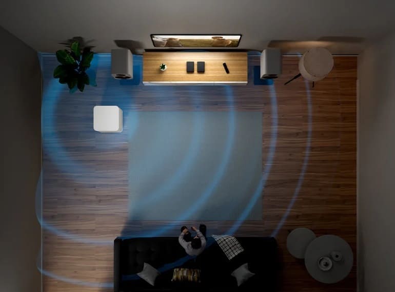 Fosi Audio SW10 DSP és DRC technológia