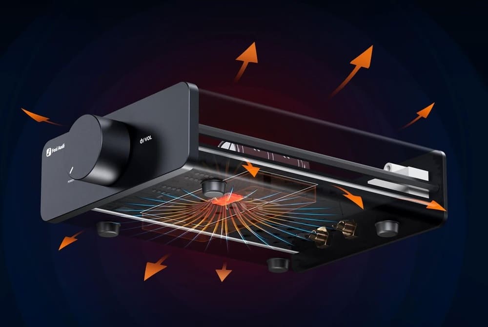 Fosi Audio V3 hűtési rendszer – helyőrző kép
