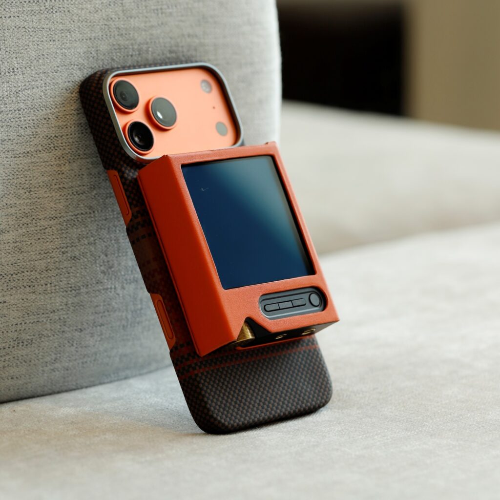 ONIX XM2 mágneses tokban telefon hátoldalára rögzítve