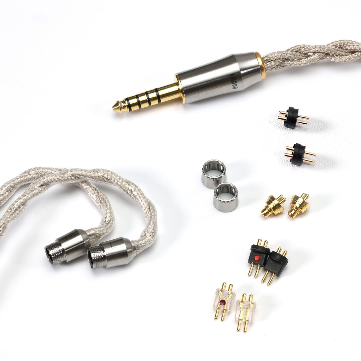 ddHiFi BC130 Net Nyx Pin cserélhető 0,78 mm-es 2-Pin és MMCX csatlakozói