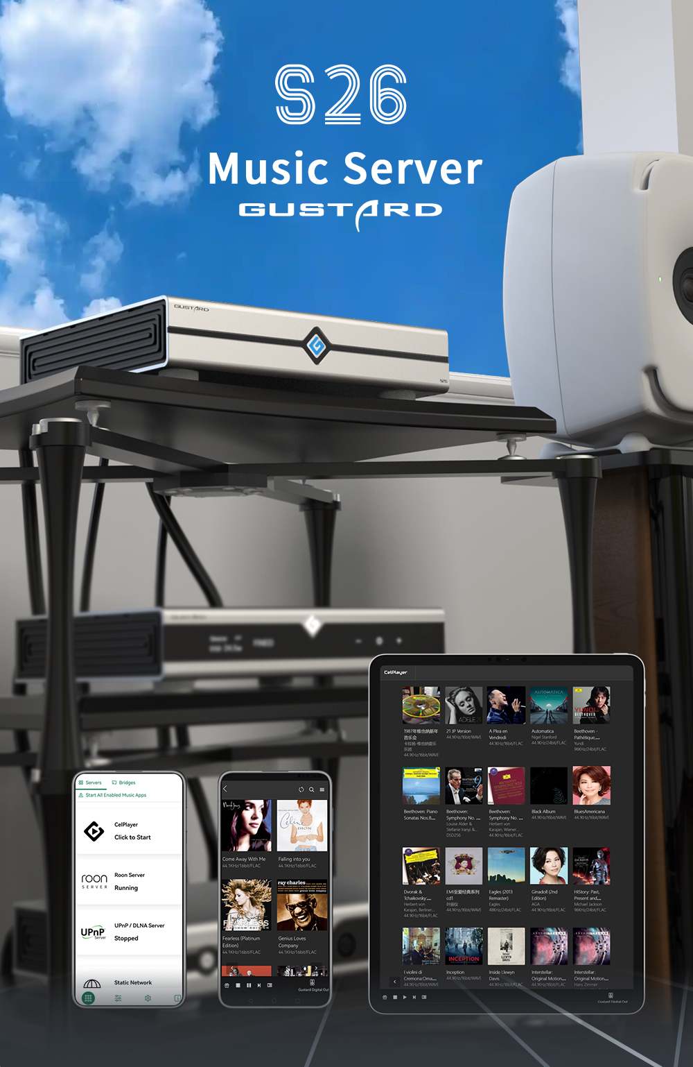 Gustard S26 streamer details 1