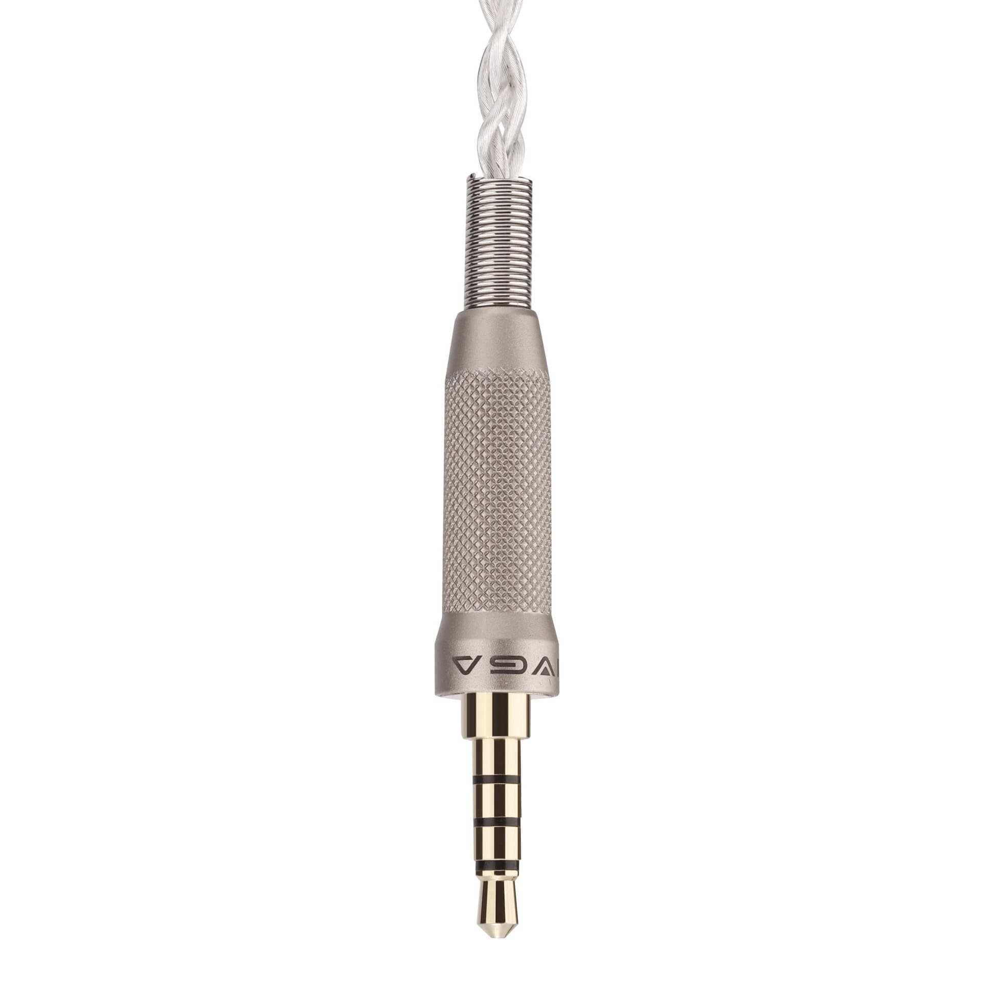 SIVGA M200 fémházas 3,5 mm-es audiocsatlakozója közelről